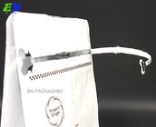 मैट रीसाइक्लेबल मोनो पीई / पीई फ्लैट बॉटम कॉफी बैग पैकेजिंग वाल्व कॉफी बैग