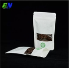 बायोडिग्रेडेबल पीएलए पुन: प्रयोज्य खाद्य पाउच वाल्व के साथ कॉफी बीन पैकेजिंग