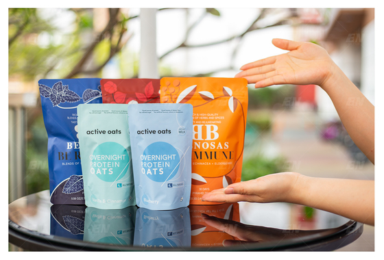 अनुकूलित डिजाइन और आकार Mylar प्लास्टिक चाय पैकेजिंग पत्ते चाय के लिए बैग खड़े हो जाओ: